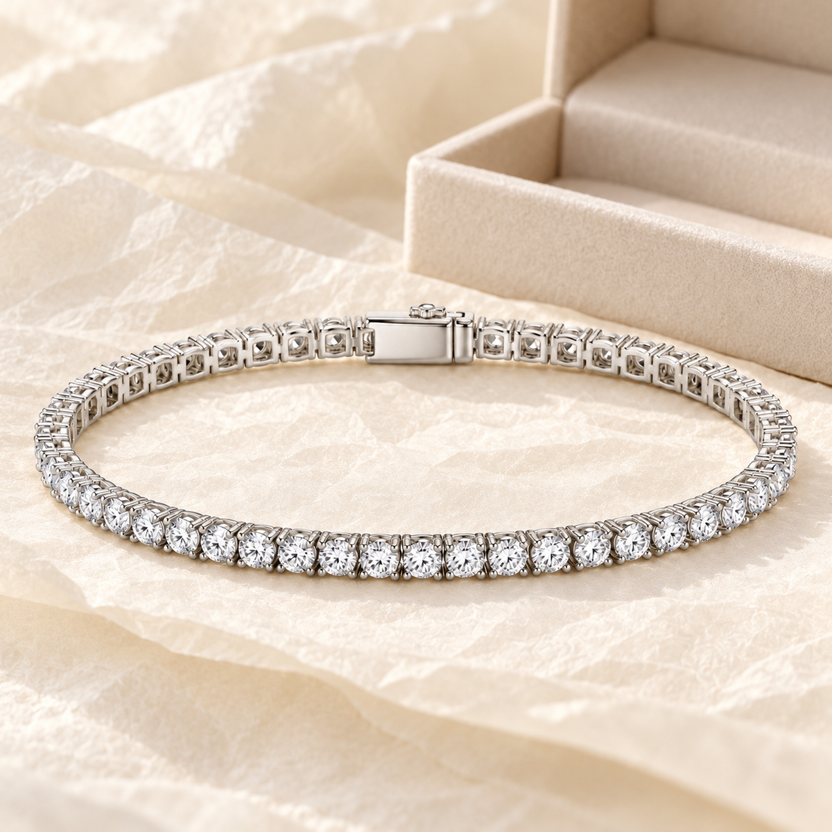 Slender Sparkle Line Bracelet β gift styling