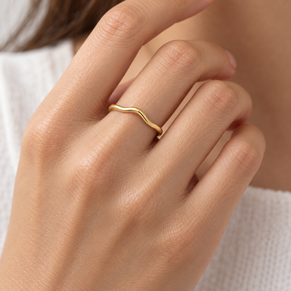 Flowing Wave Band — worn