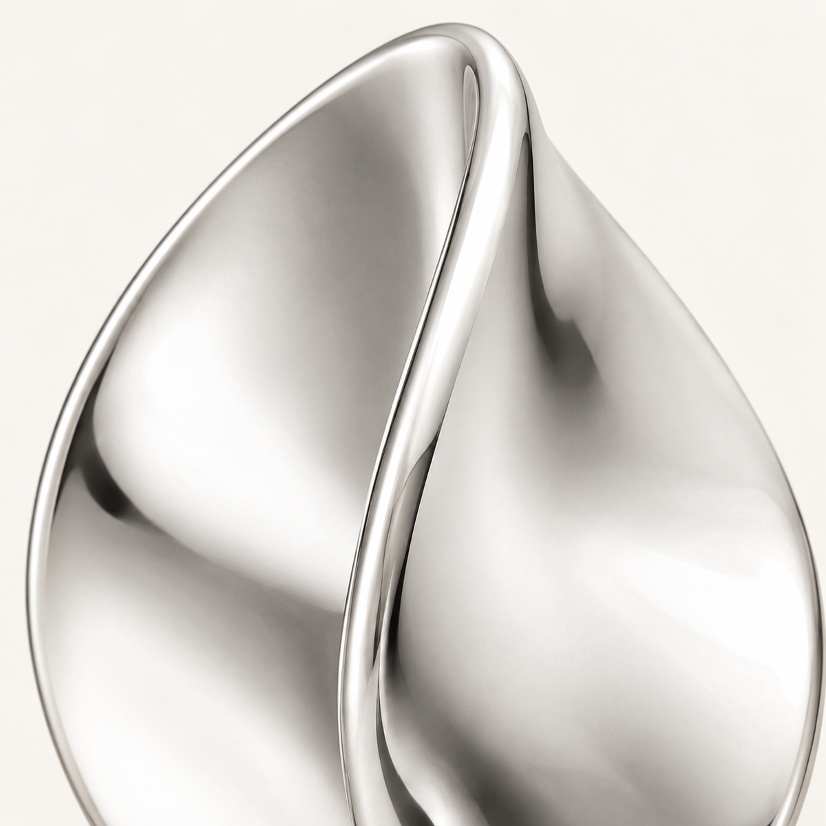 Folded Petal Studs — detail