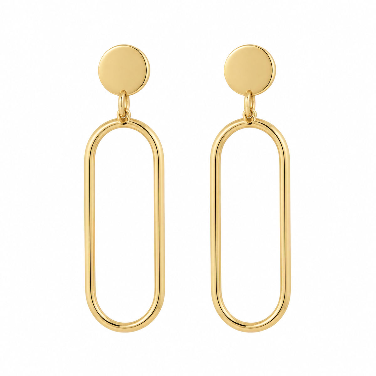 Geometric Frame Drops — white background