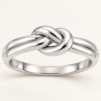 Interlaced Knot Ring — detail