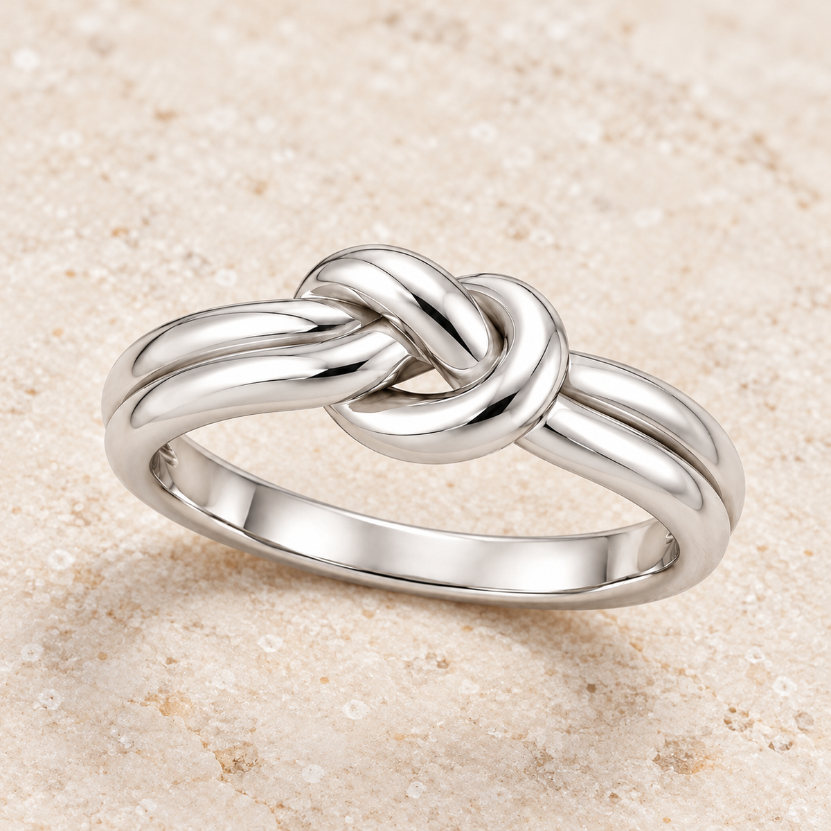Interlaced Knot Ring — alternate angle