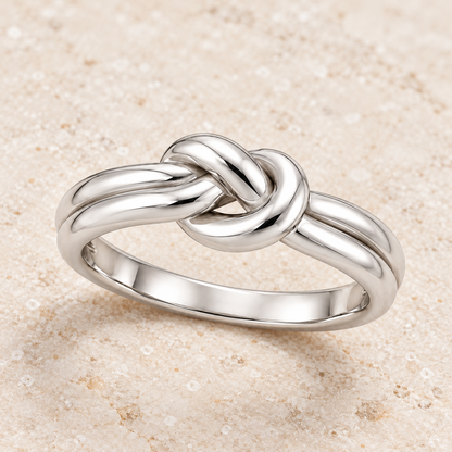 Interlaced Knot Ring — alternate angle