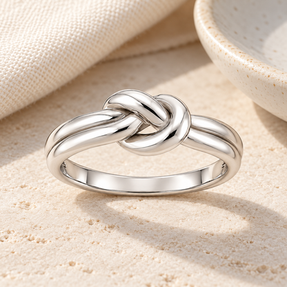 Interlaced Knot Ring — lifestyle