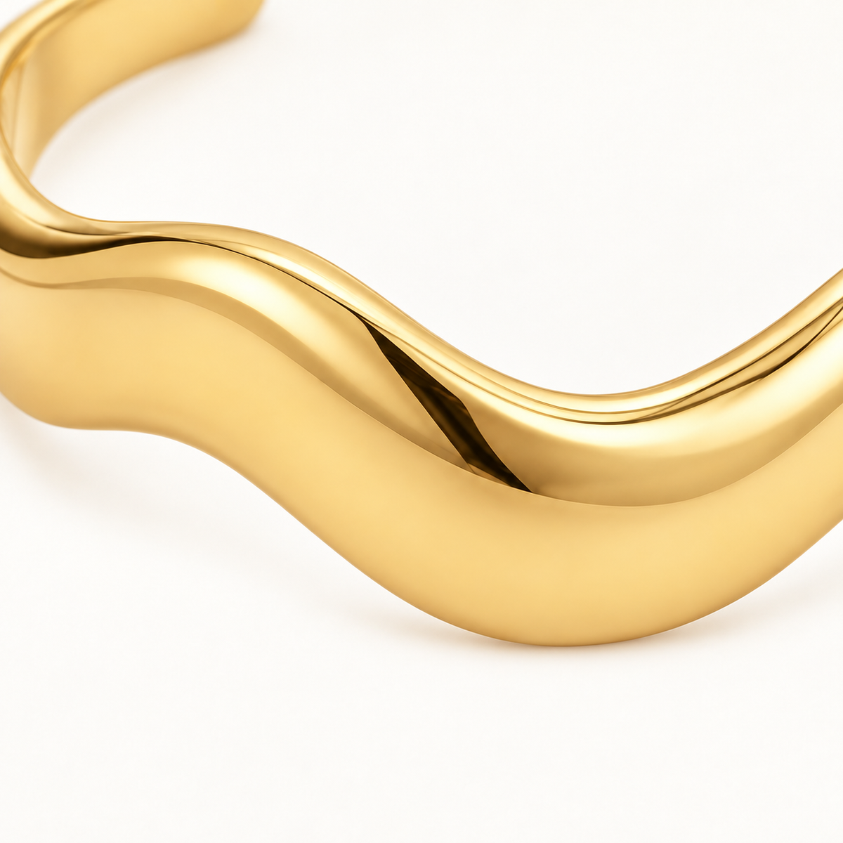 Open Wave Cuff — detail