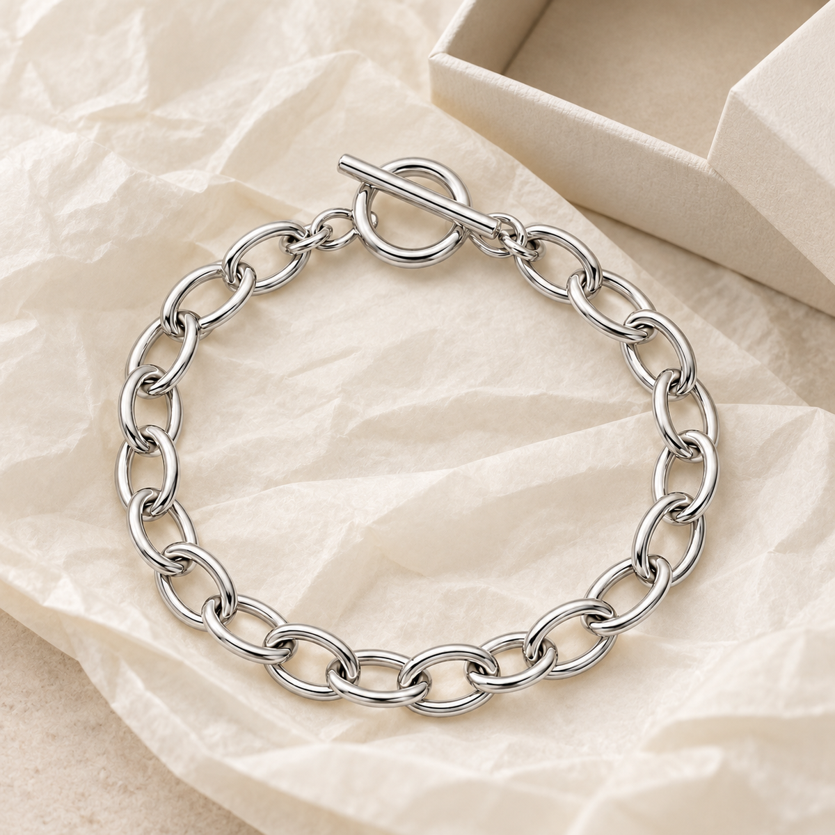 Oval Toggle Bracelet — gift styling