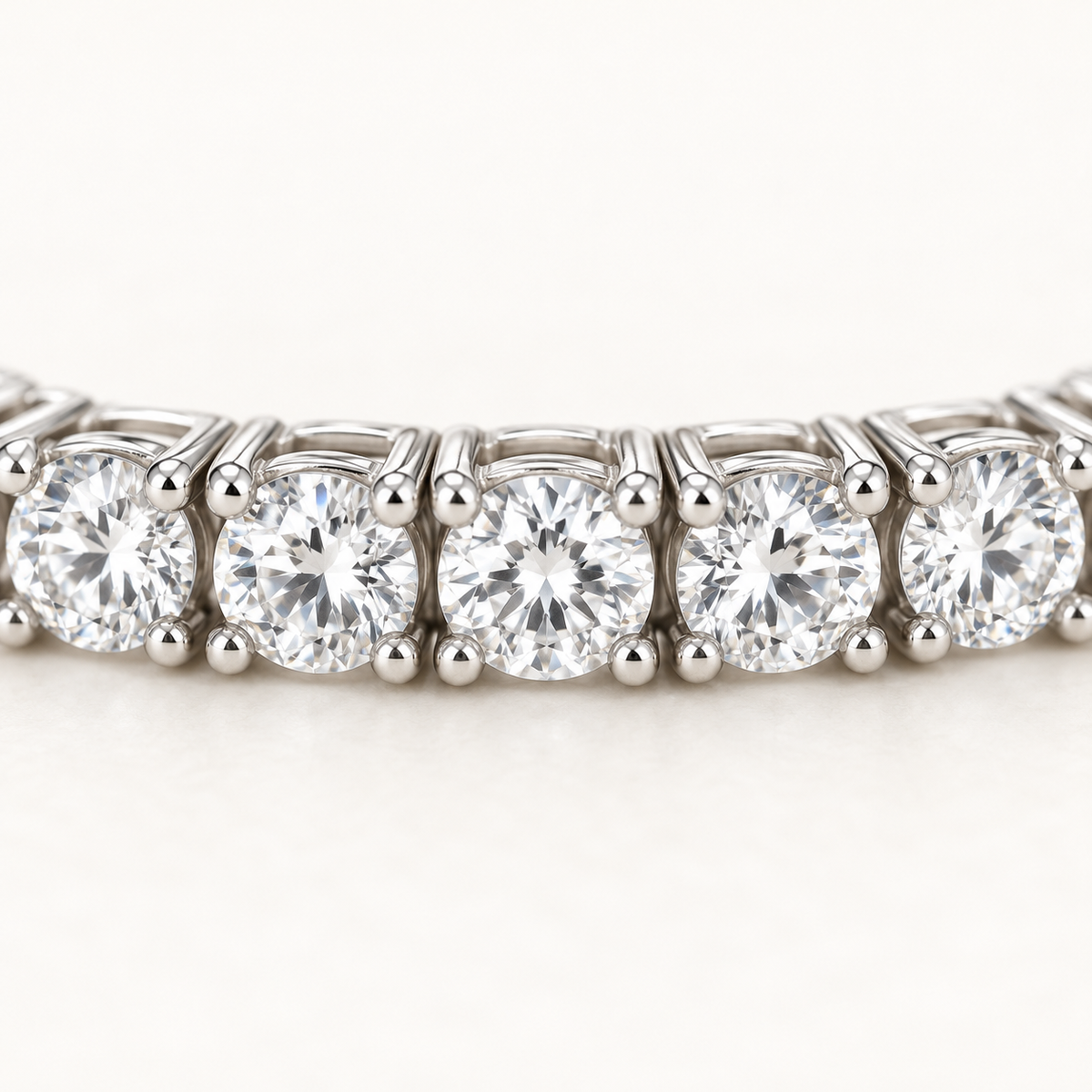 Slender Sparkle Line Bracelet — detail
