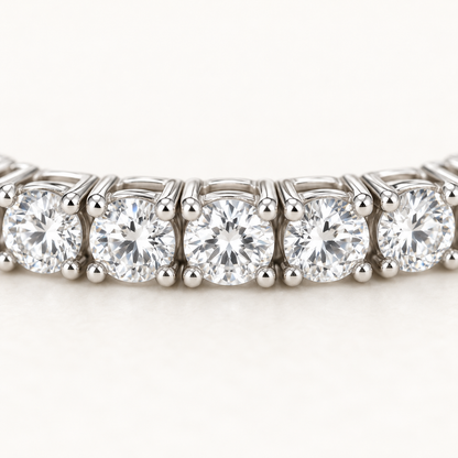 Slender Sparkle Line Bracelet — detail