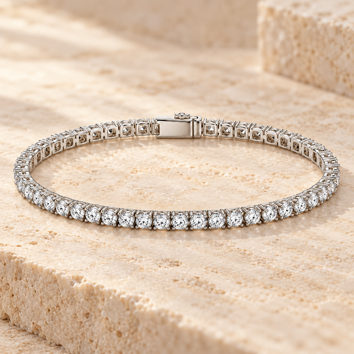 Slender Sparkle Line Bracelet — alternate angle