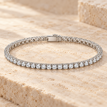 Slender Sparkle Line Bracelet — alternate angle