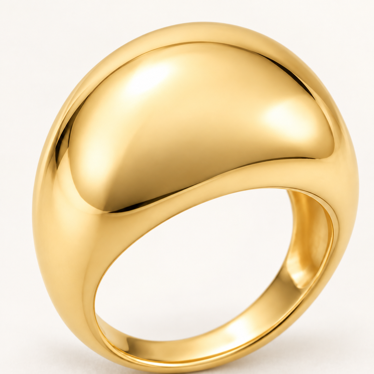 Smooth Dome Ring — detail