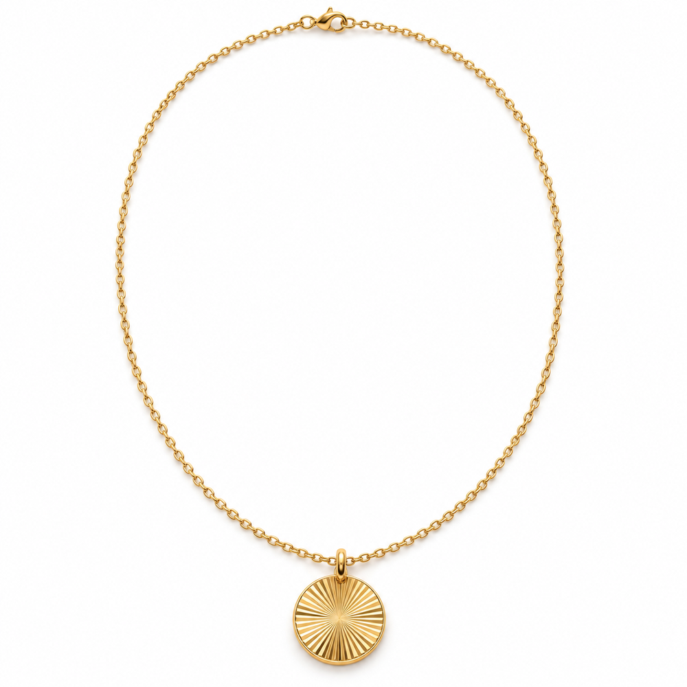 Sunburst Medallion Necklace