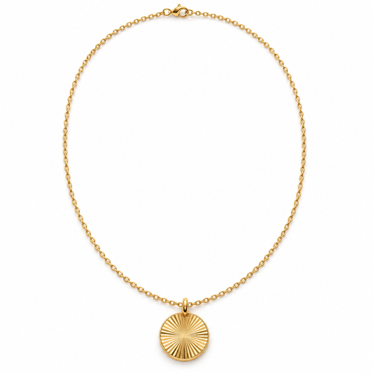 Sunburst Medallion Necklace